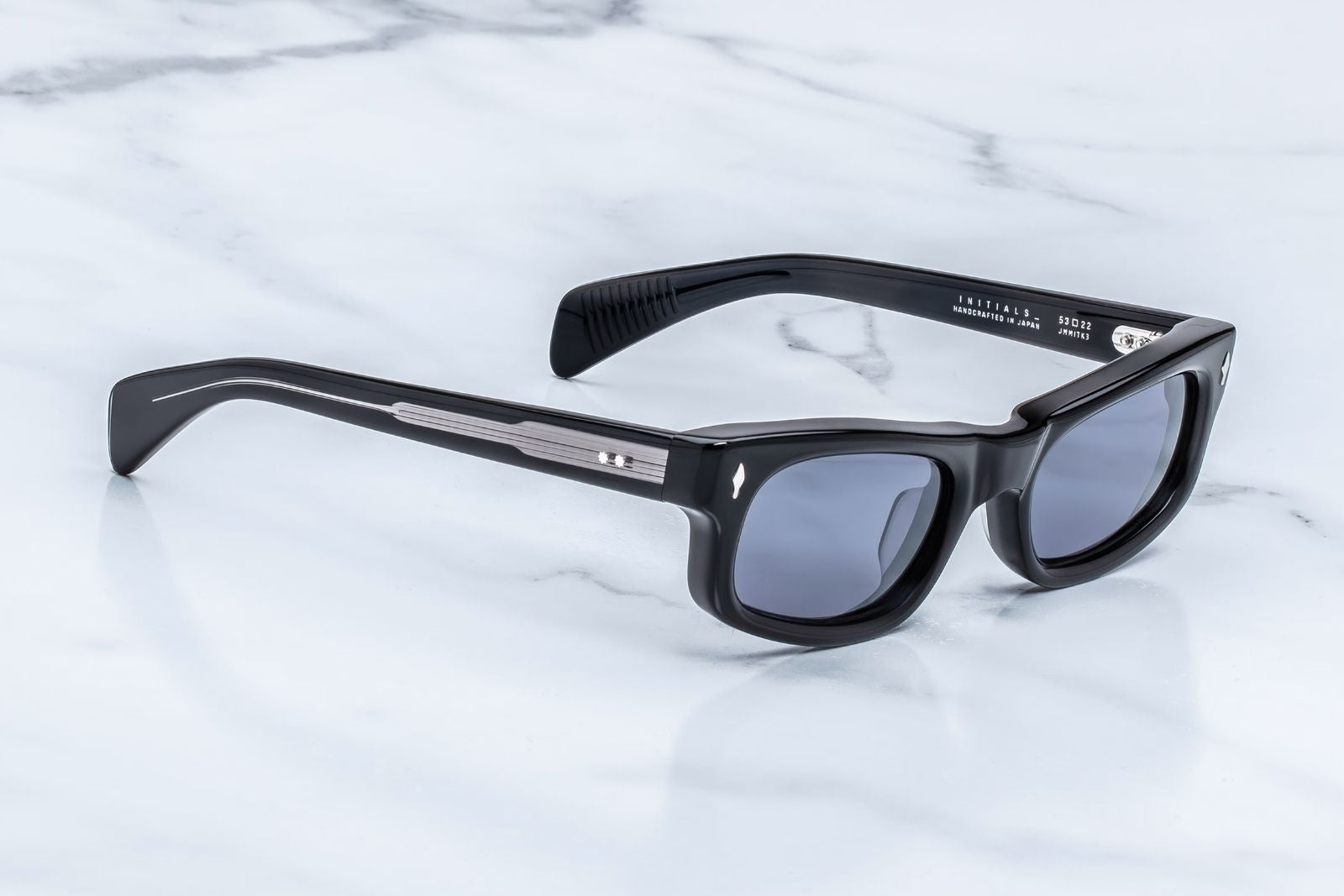 Jacques Marie Mage Initials - Black Mirror Sunglasses