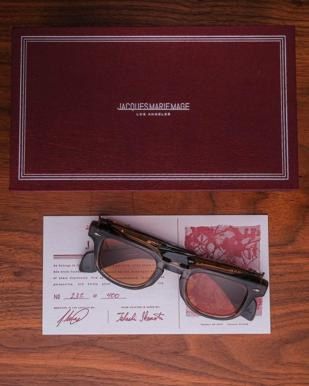 Jacques Marie Mage Jax Tempest Sunglasses Packaging The Vault