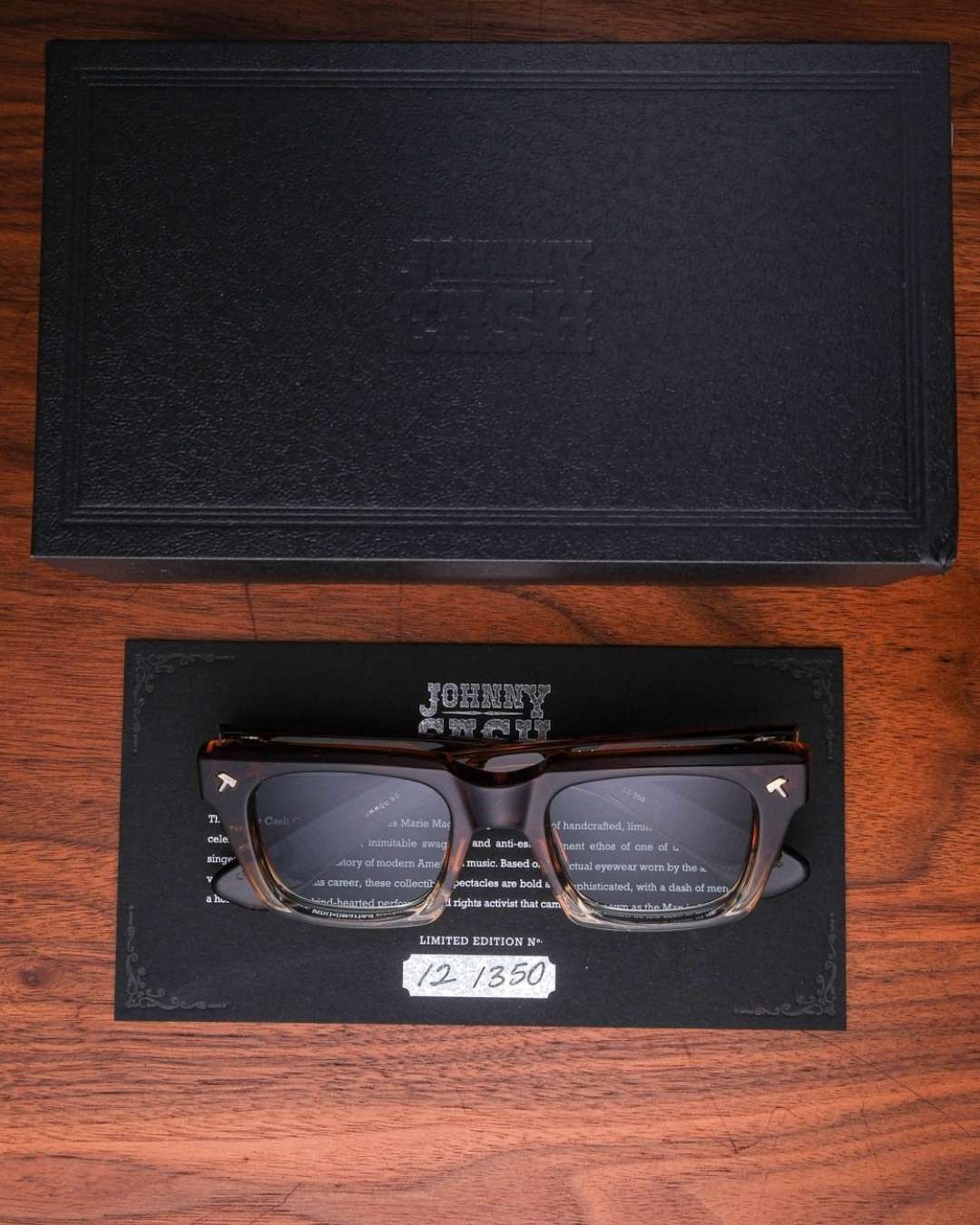 JMM x Johnny Cash - Quentin - Hickory Fade Sunglasses the Vault
