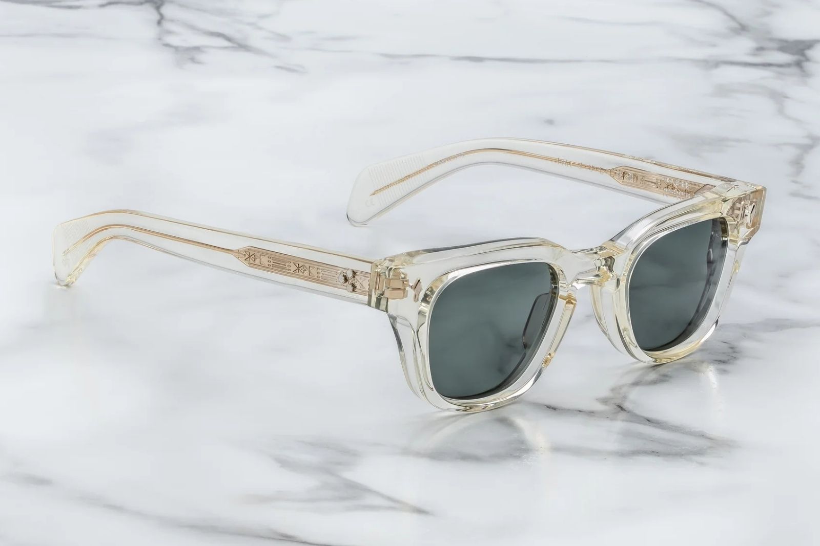 Jacques Marie Mage | Julien Sunglasses in Brut - twelvesixtynine