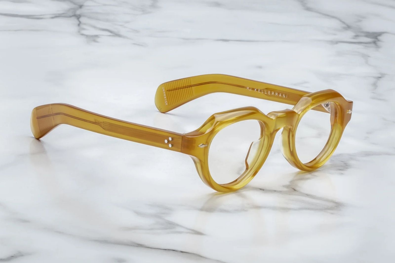 Jacques Marie Mage Kellerman Eyeglasses in Honey