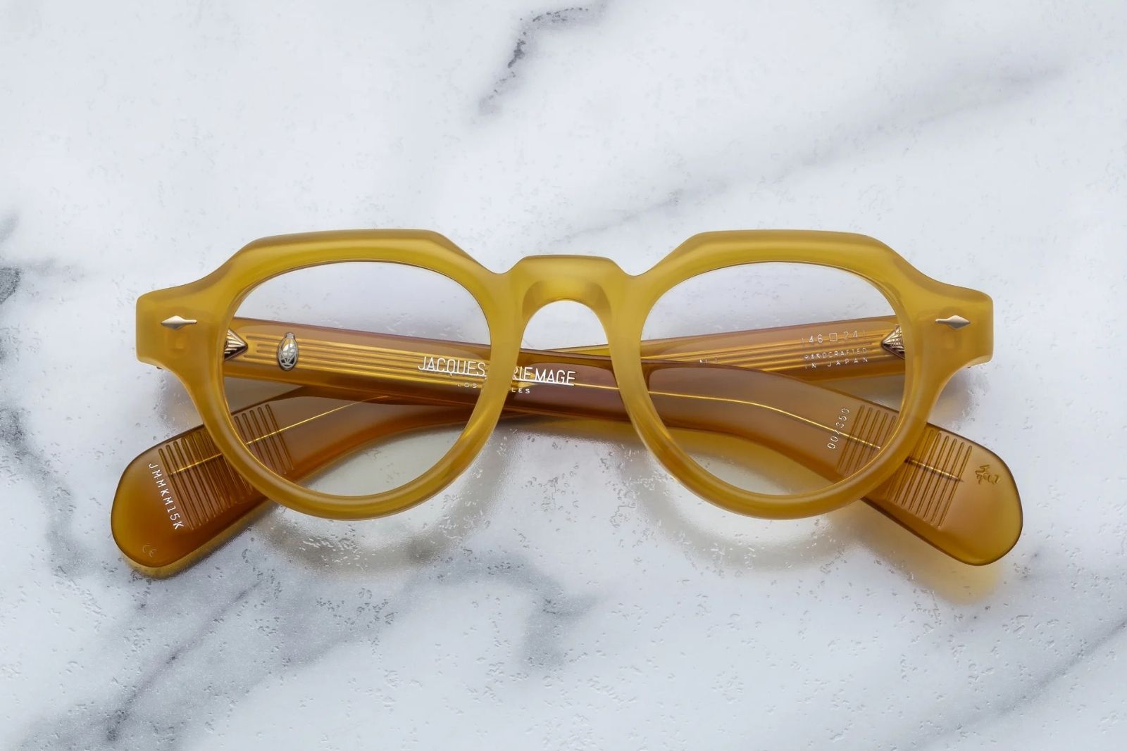 Jacques Marie Mage Kellerman Eyeglasses in Honey