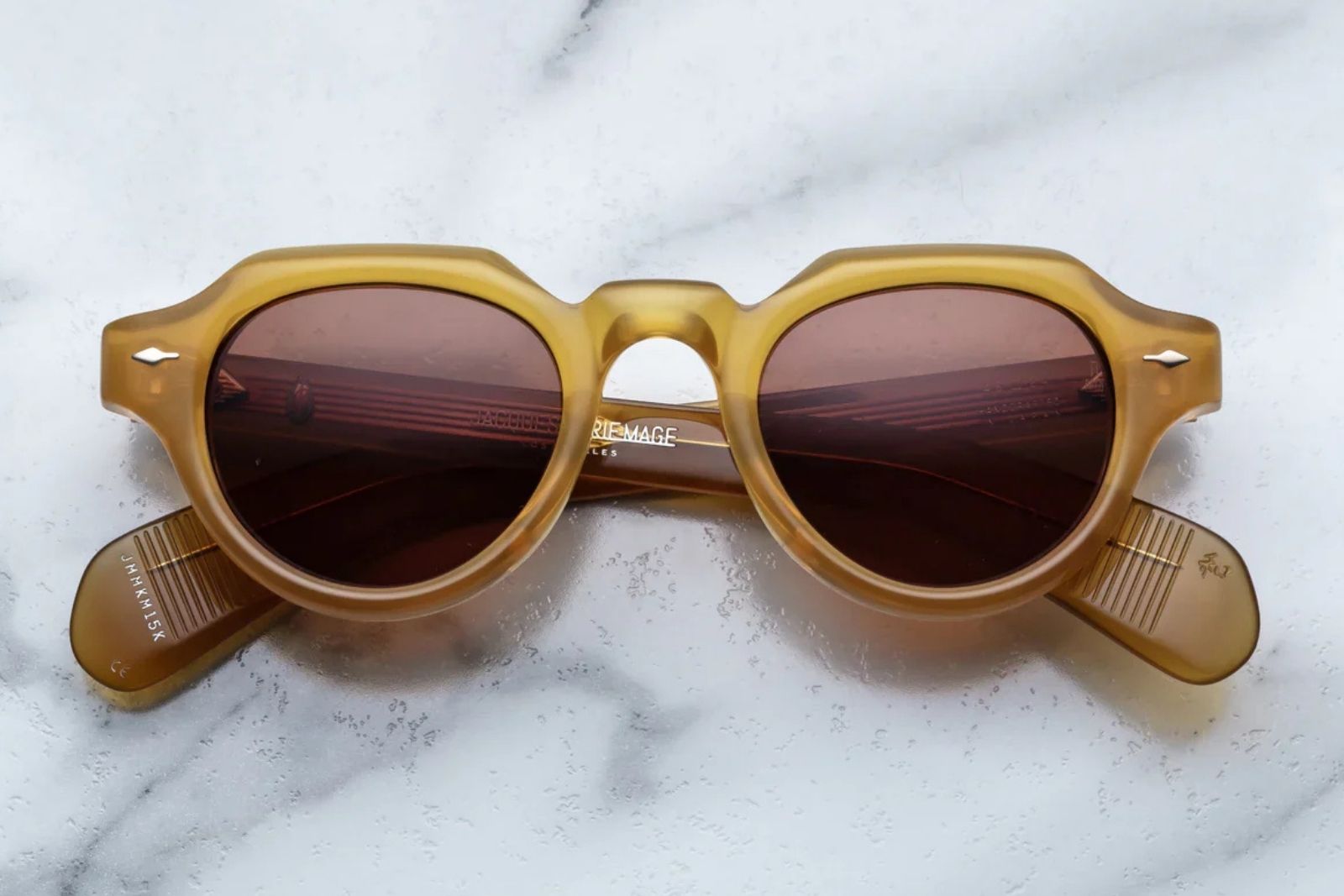 Jacques Marie Mage Kellerman Sunglasses in Honey