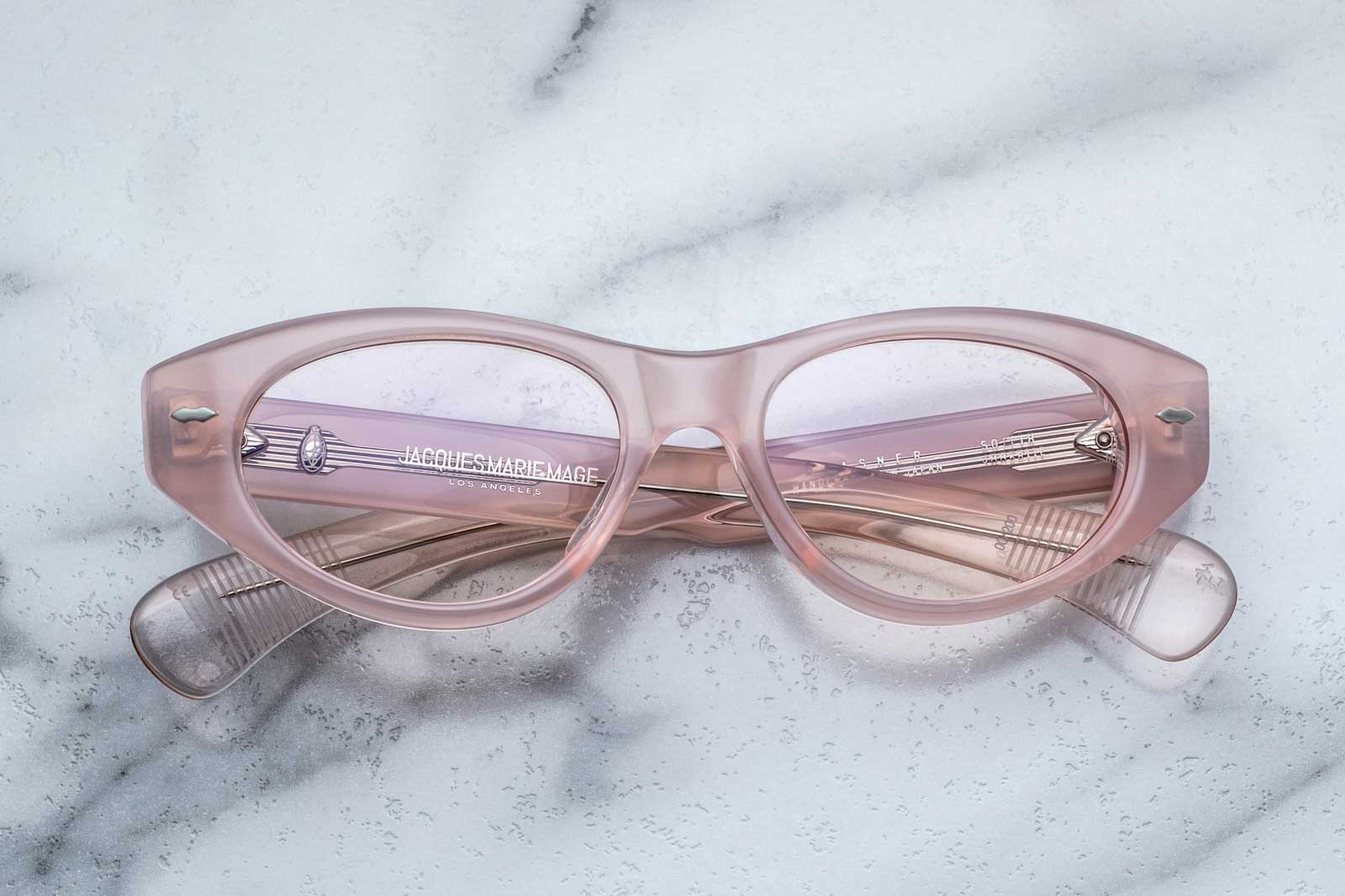 Jacques Marie Mage Krasner Peach Eyeglasses