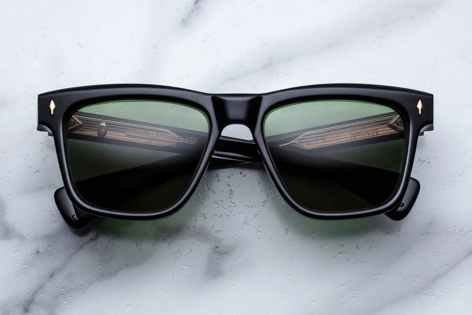 Jacques Marie Mage | Lankaster Sunglasses in Argyle - twelvesixtynine