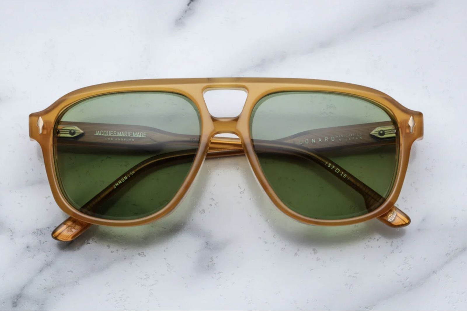 Jacques Marie Mage Leonard Honey Sunglasses