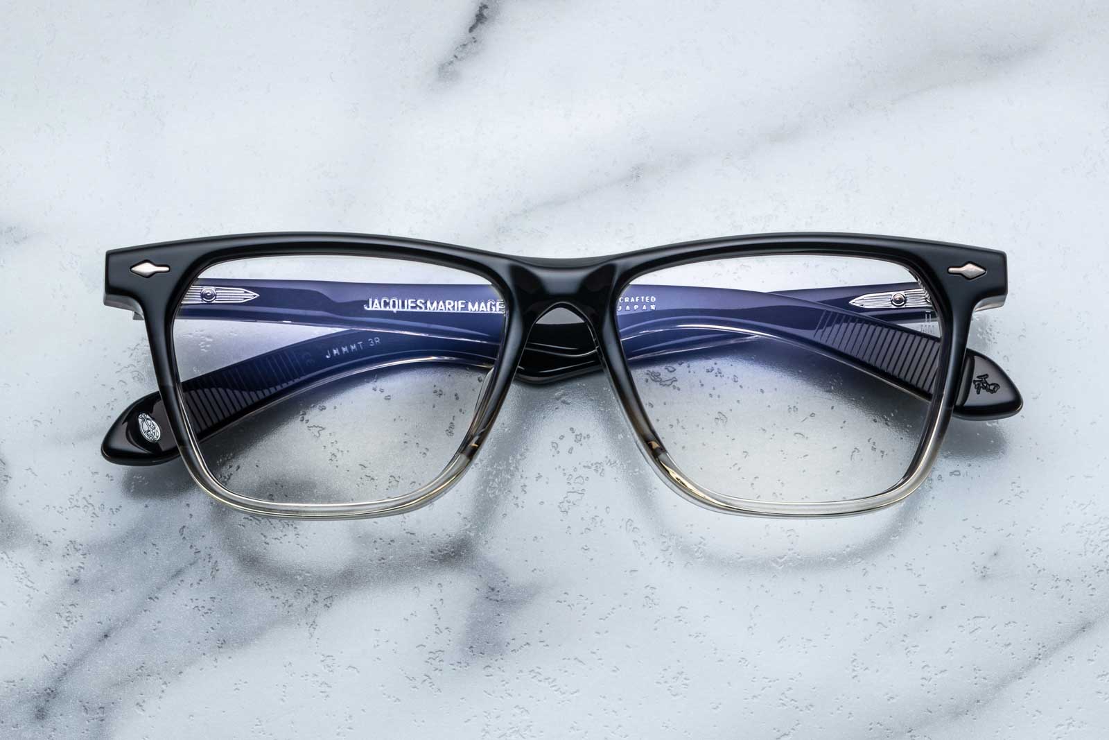 Jacques Marie Mage Mantua Black Fade Eyeglasses