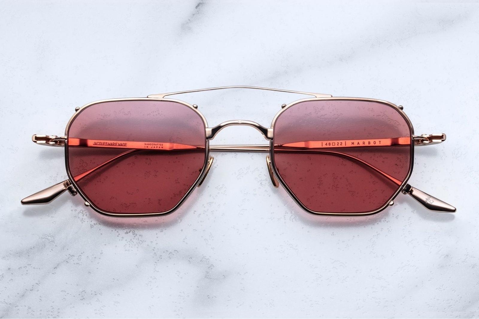 Jacques Marie Mage Marbot Rose Gold Sunglasses