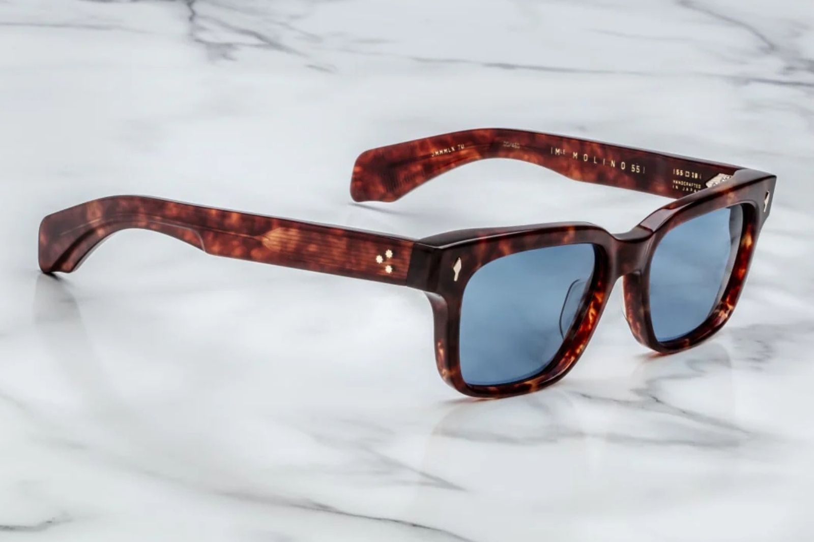 Jacques Marie Mage Molino 55 Sunglasses in  Breccia