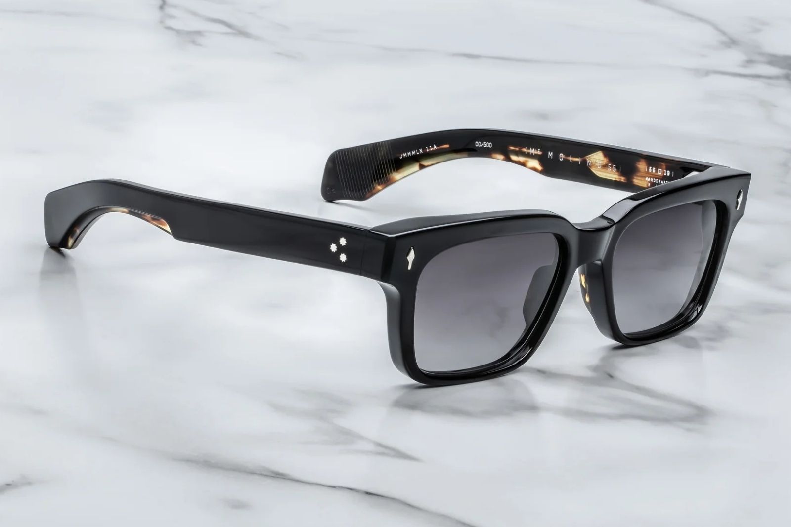 Jacques Marie Mage Molino 55 in Noir 11 Sunglasses