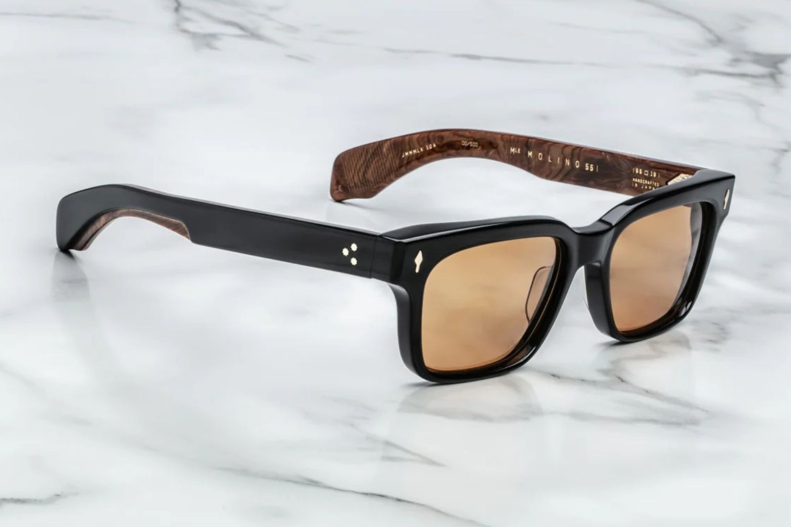 Jacques Marie Mage Molino 55 in Noir X Sunglasses