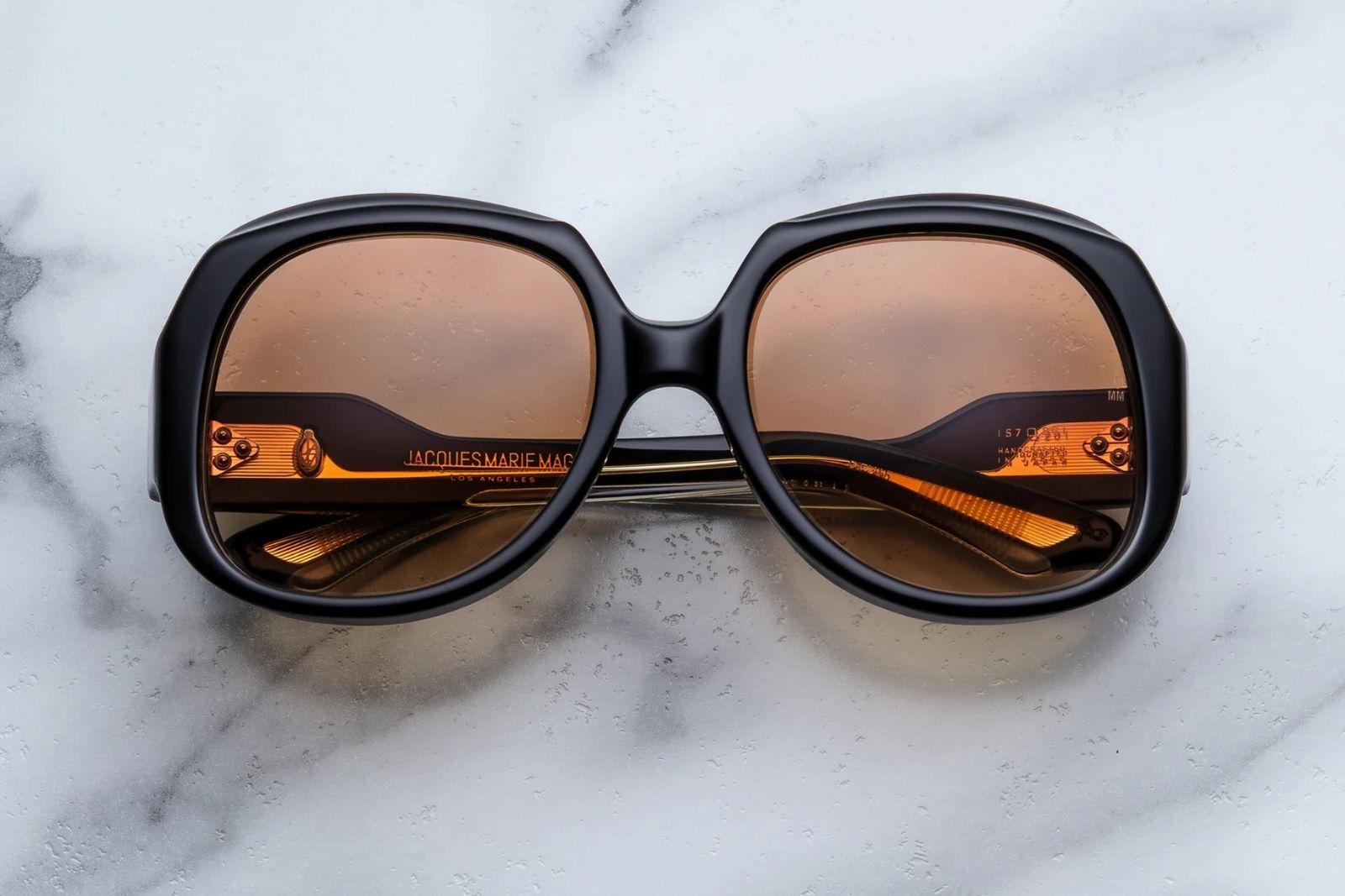 Jacques Marie Mage | Ocean Sunglasses in Carmine - twelvesixtynine