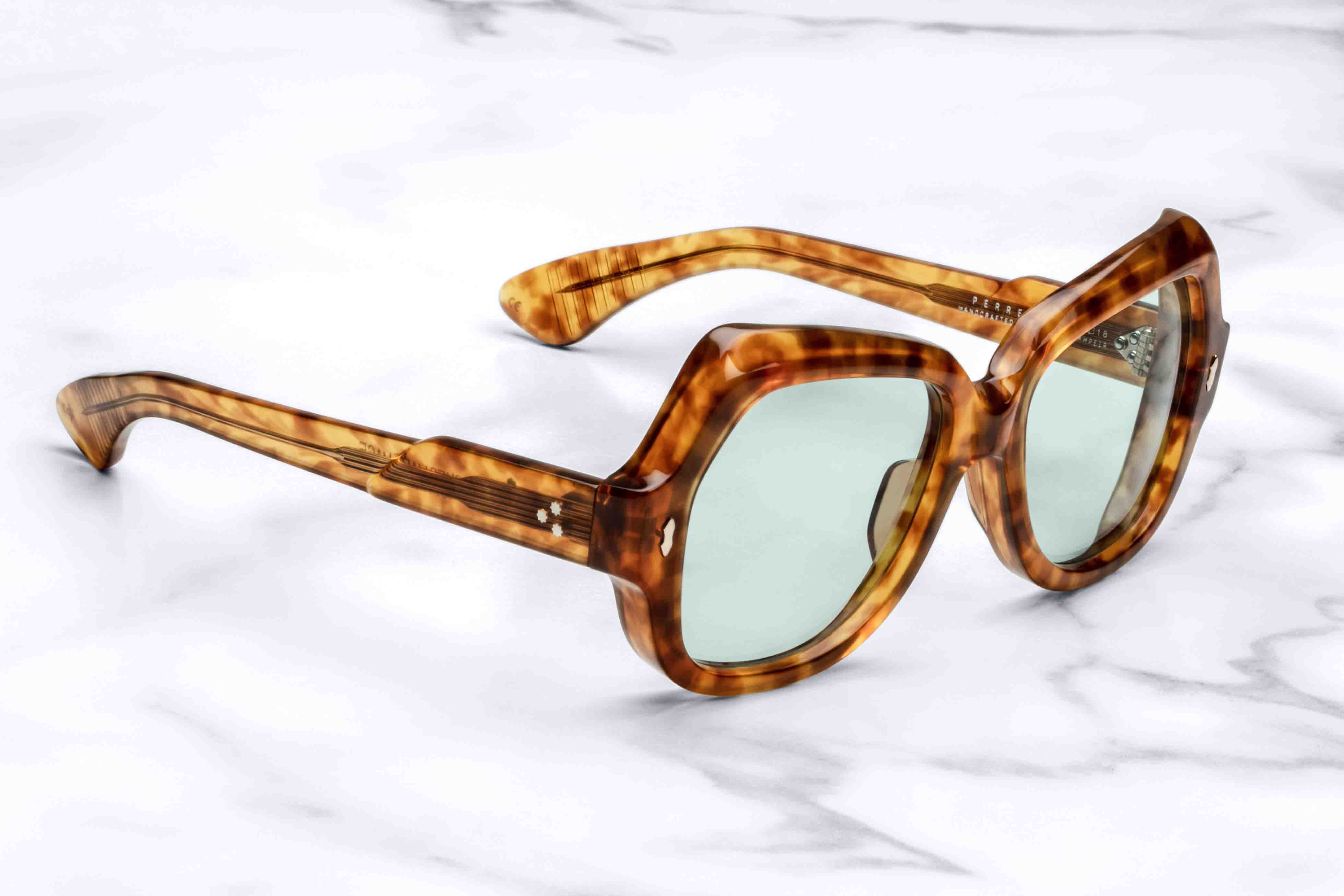 Jacques marie mage perritti camel sunglasses