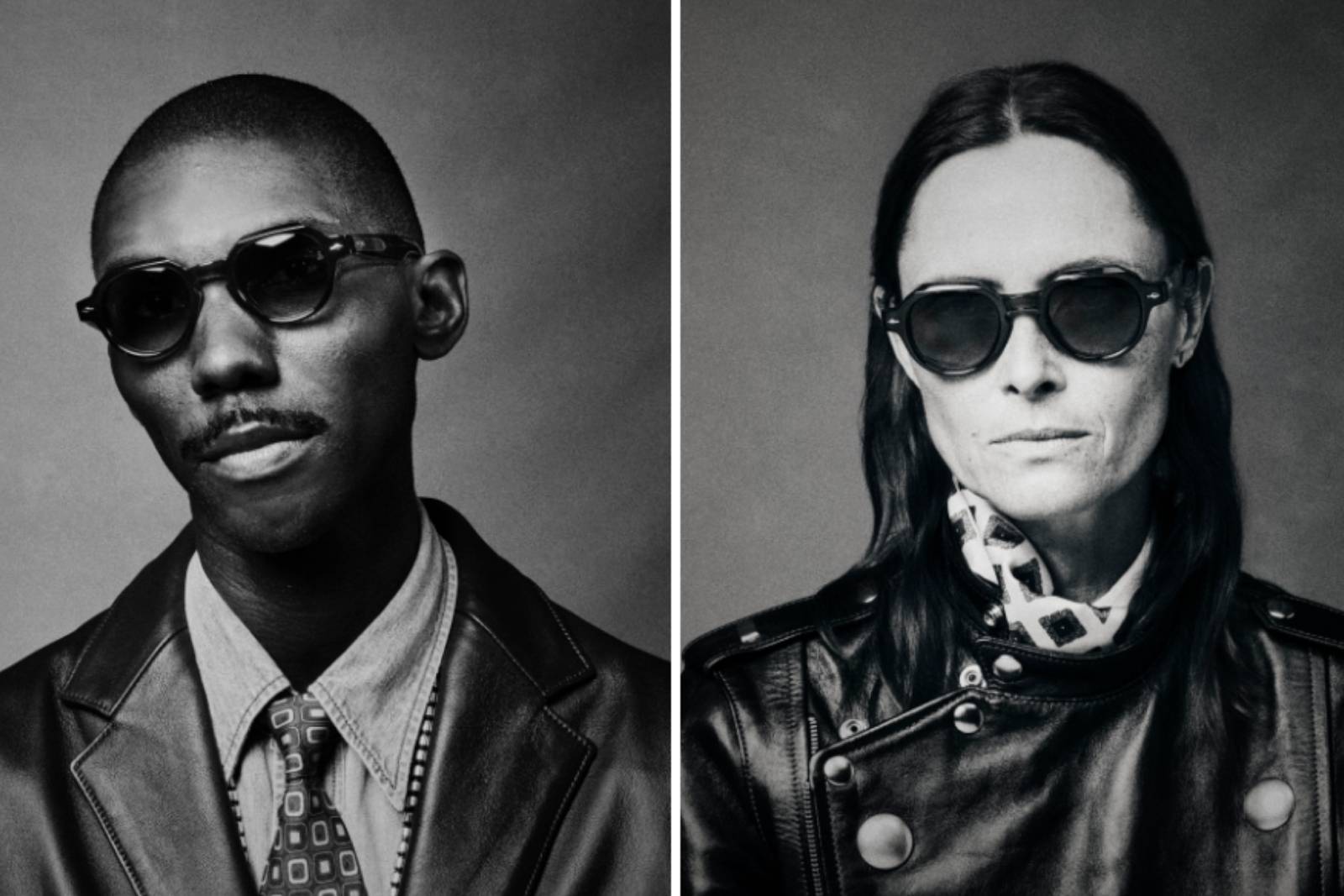 Jacques Marie Mage Pontian Sunglasses on Model