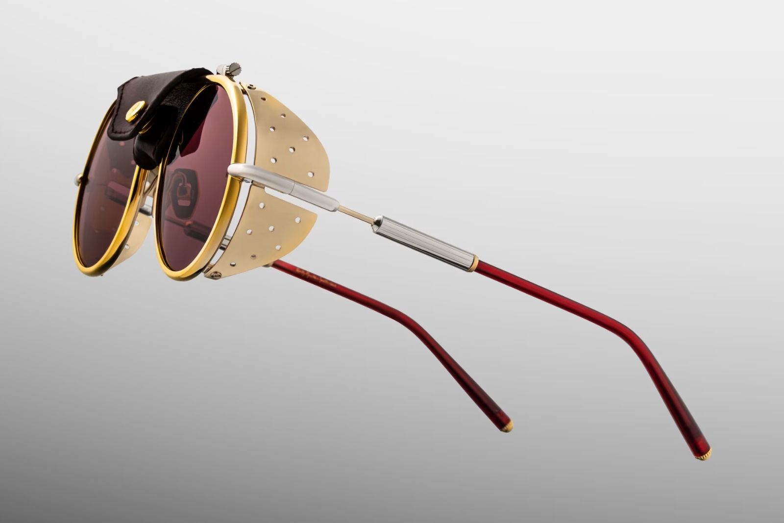 Jacques Marie Mage x RMFC - Glacier - Gold Sunglasses