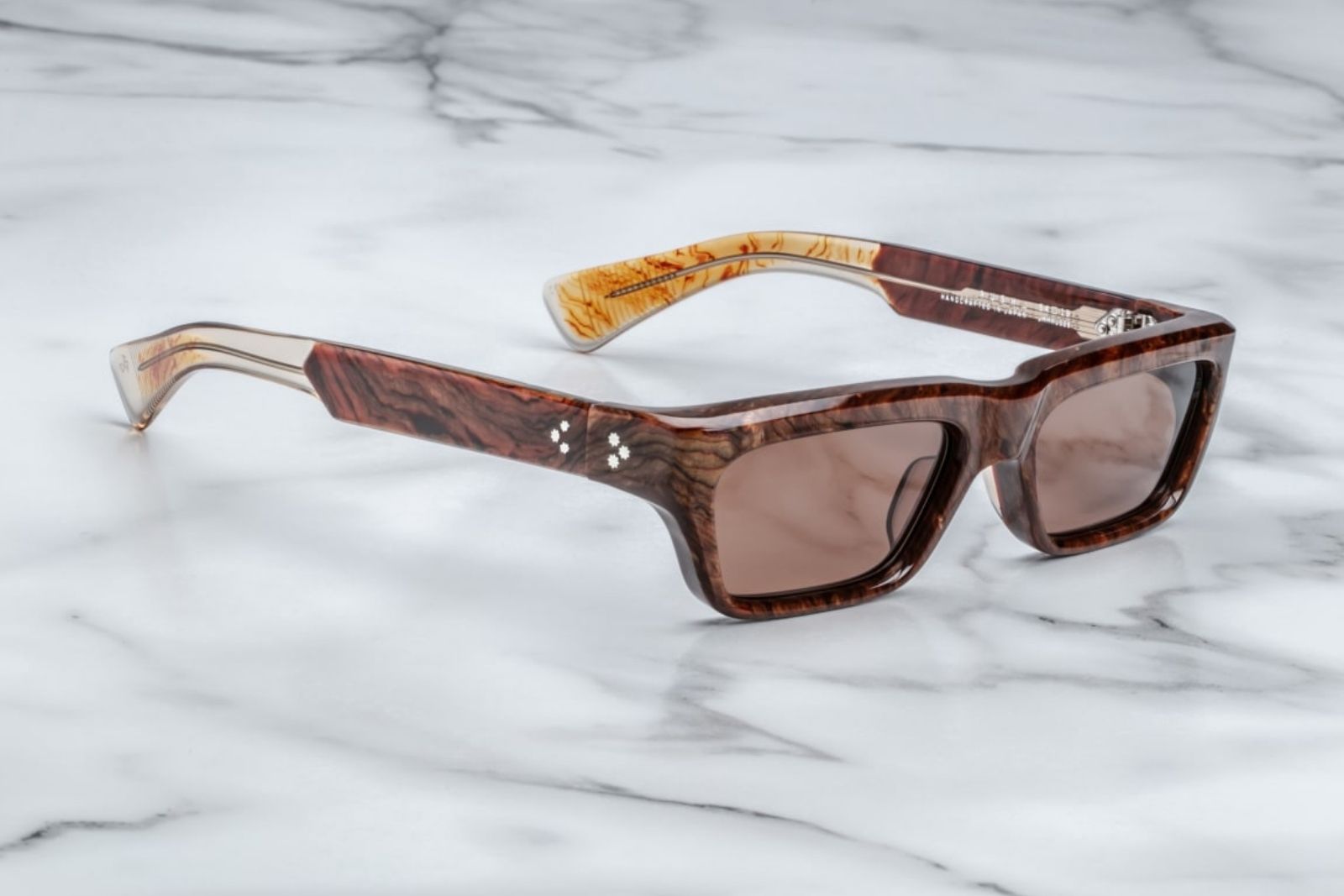 Jacques Marie Mage Rush in Burlwood Sunglasses