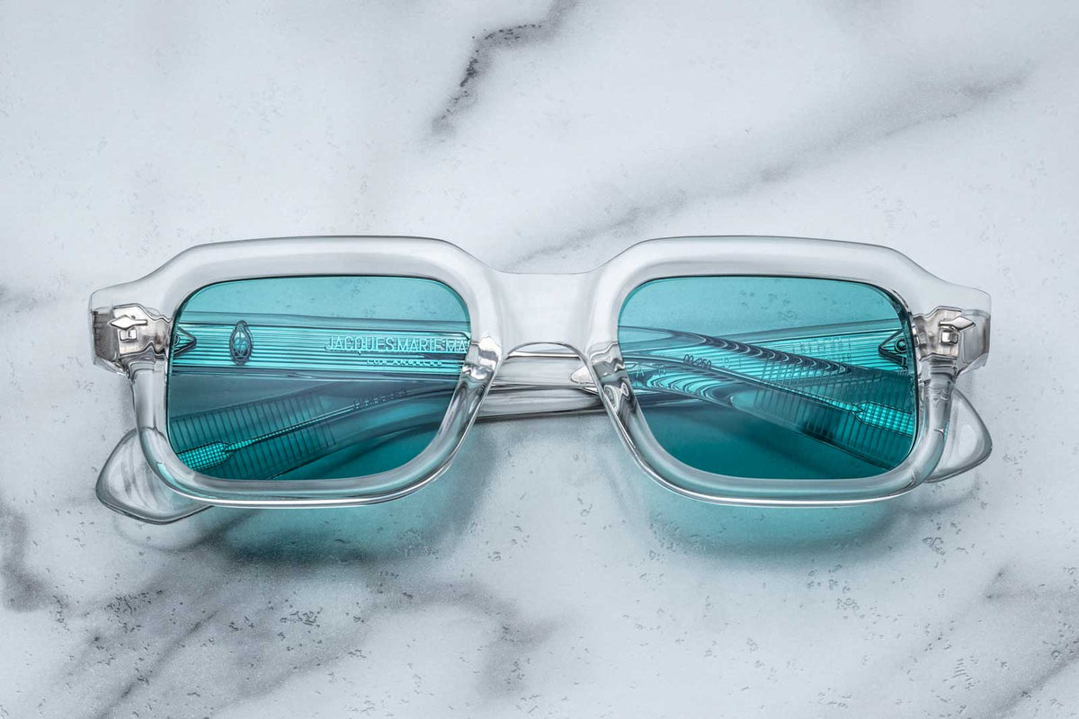 Jacques Marie Mage | Sandro in Clear Sunglasses 