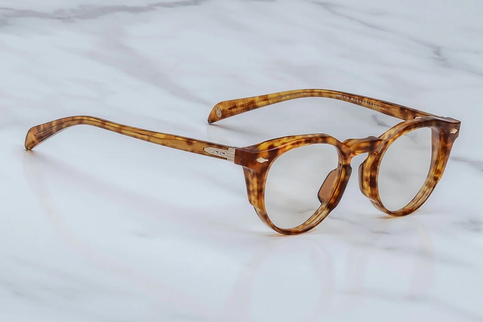 Jacques Marie Mage Sheridan Eyeglasses - Camel