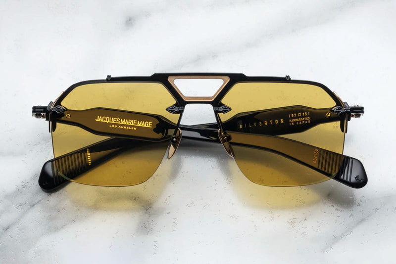 Jacques Marie Mage Silverton Black Sunglasses