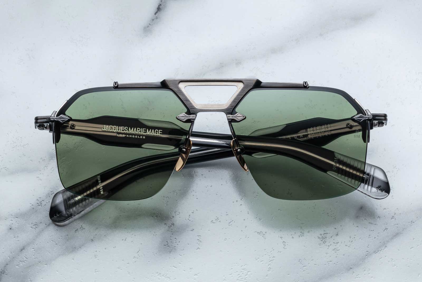 Jacques Marie Mage Silverton Gunmetal Sunglasses