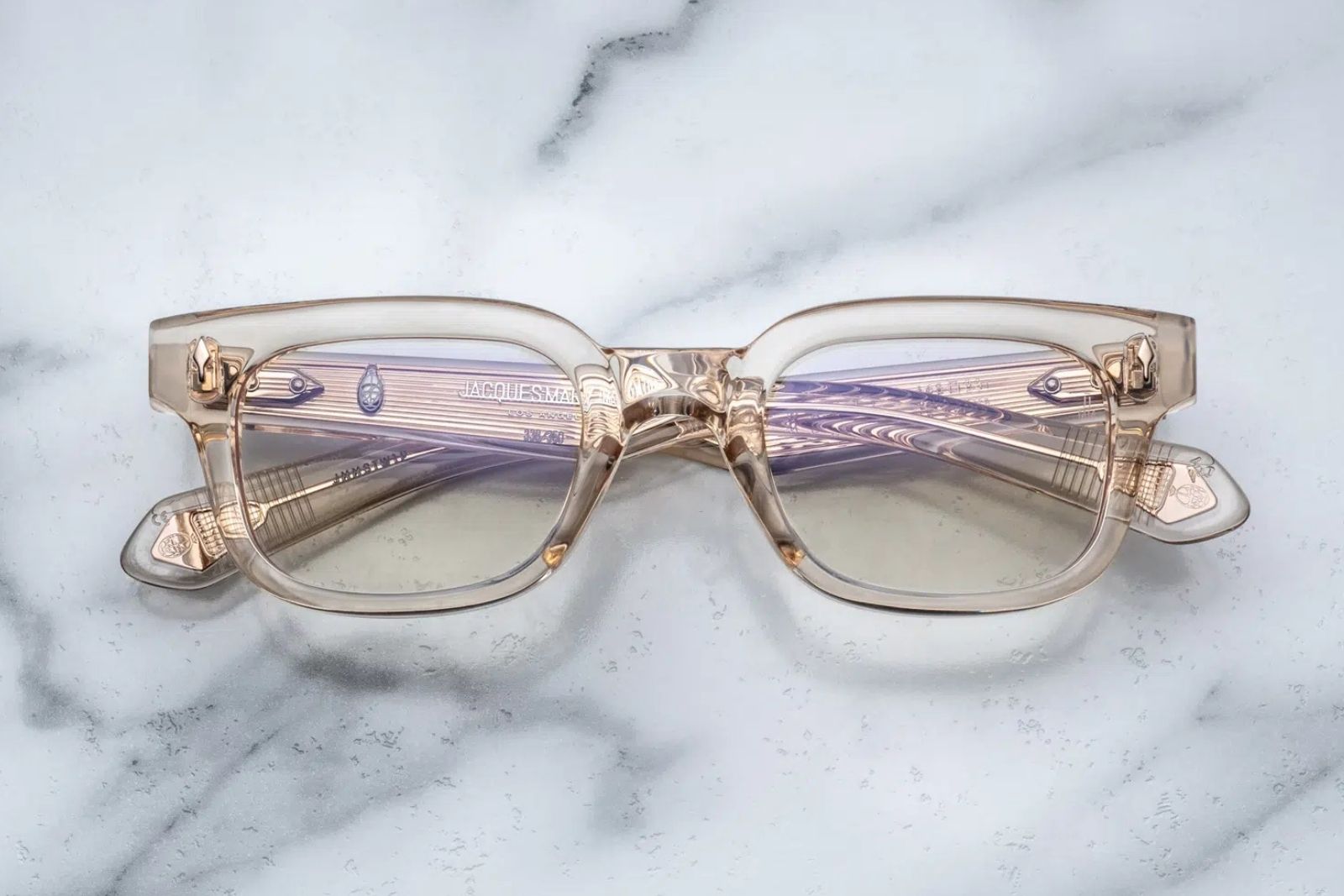 Jacques Marie Mage Stewart Eyeglasses in Pearl