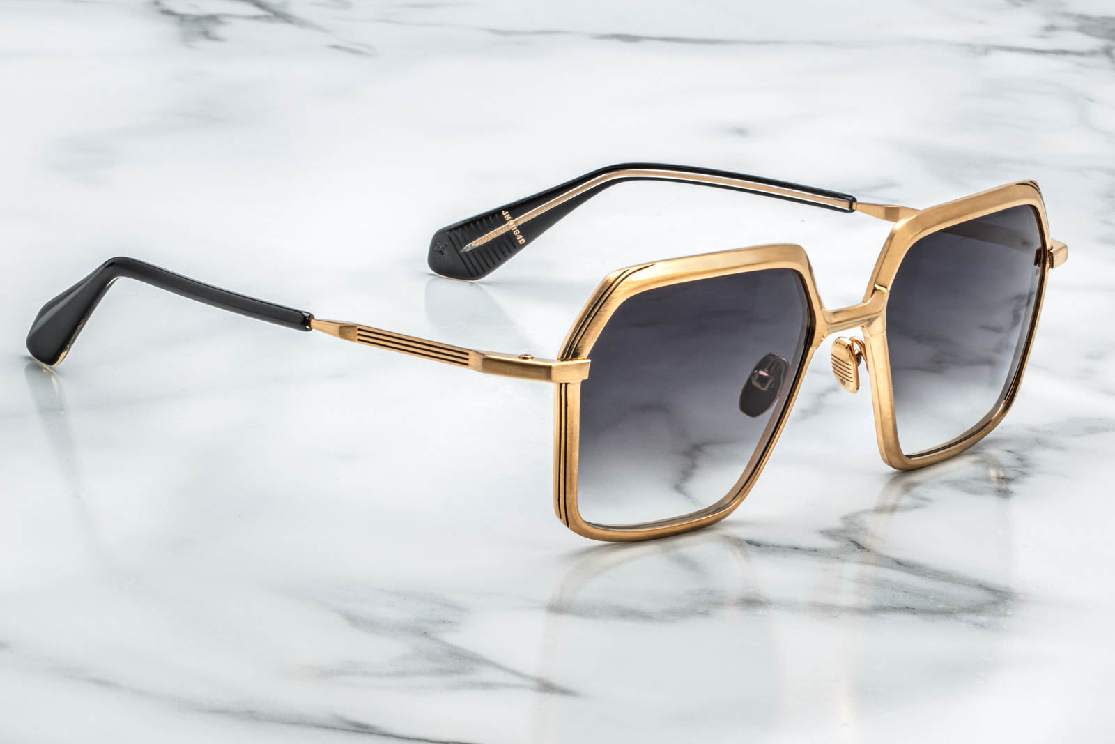 Jacques marie mage ugo gold sunglasses