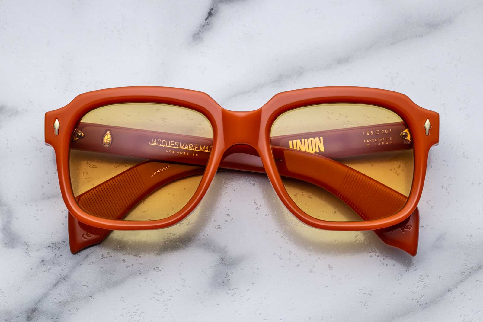 Jacques Marie Mage Union Tangerine Sunglasses