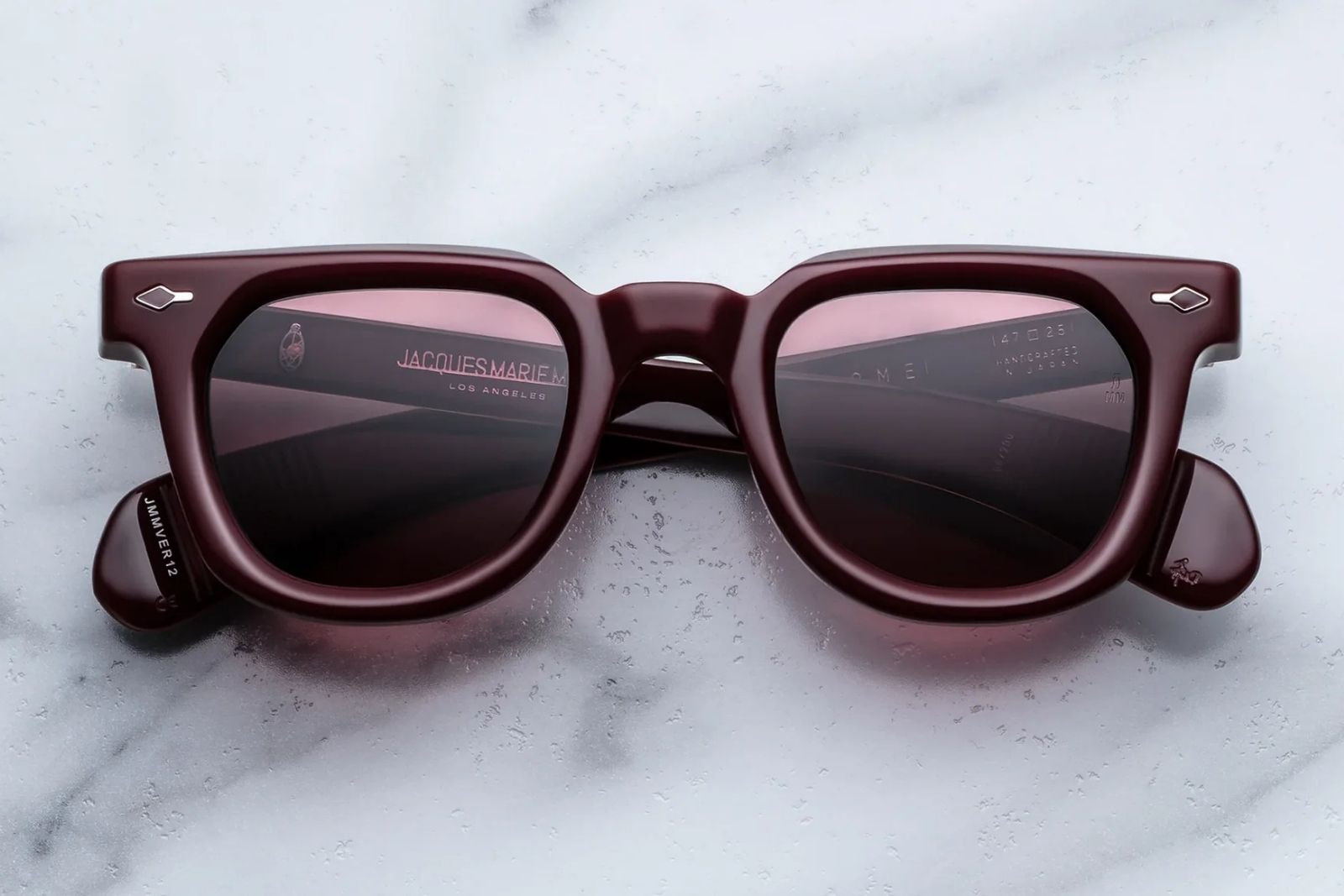 Jacques Marie Mage Vendome Epoxy - Cassis Sunglasses