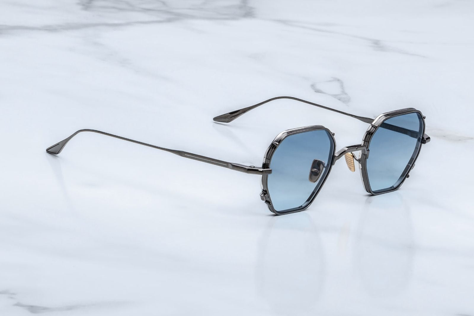 Jacques Marie Mage Verlaine - Antique Silver Sunglasses