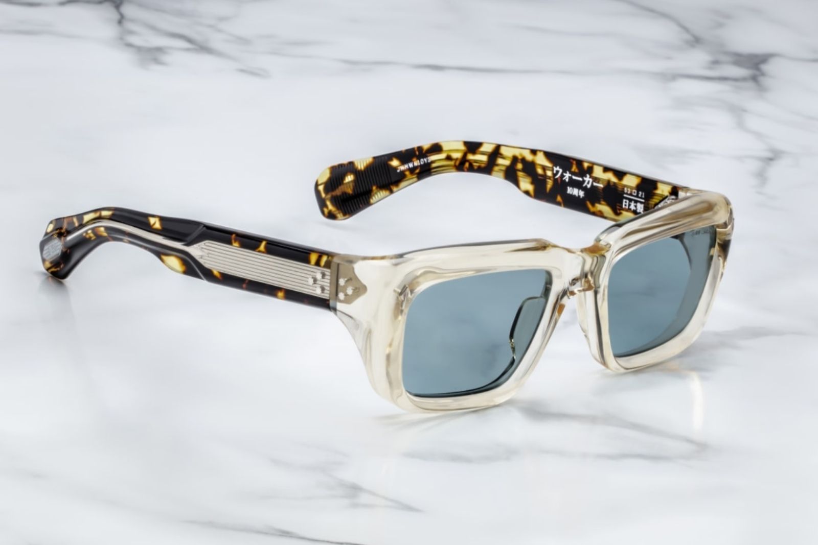 Jacques Marie Mage Decades Collection Walker Sunglasses in Dun