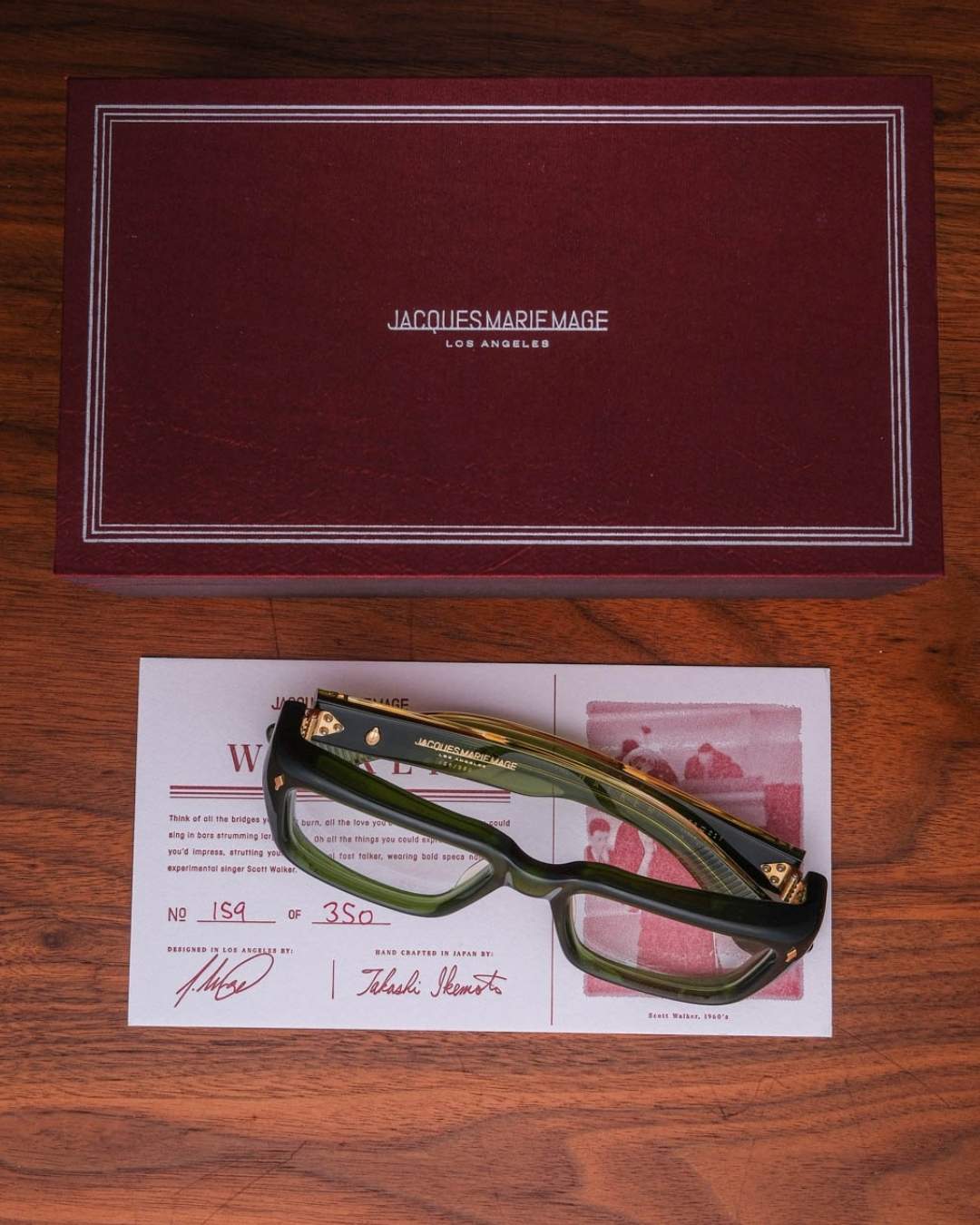 Jacques Marie Mage Walker Eyeglasses in Rover Packaging The Vault