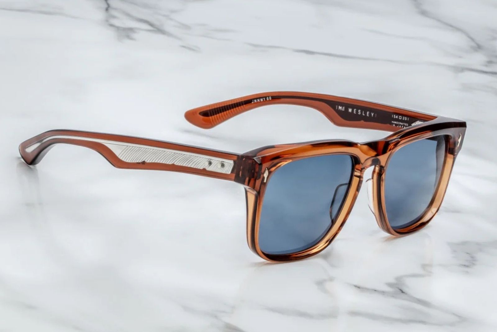 Jacques Marie Mage Wesley Sunglasses in Rootbeer