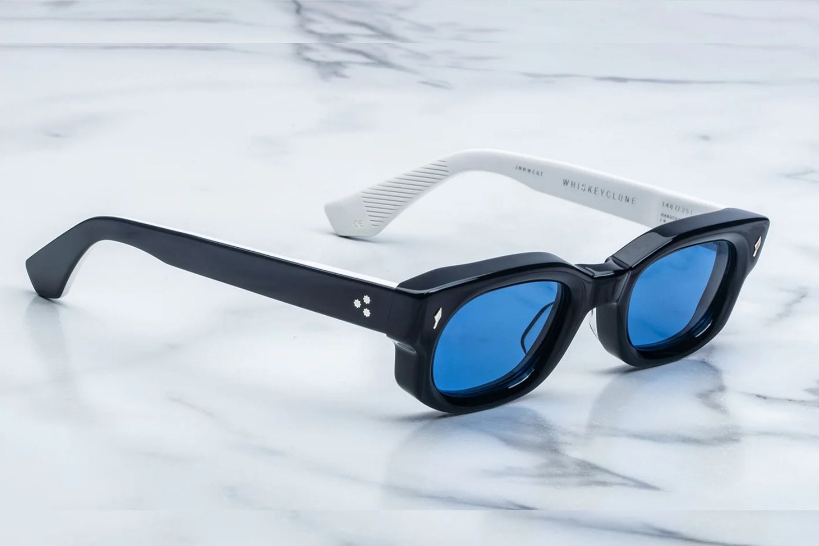 Jacques Marie Mage Whiskeyclone Sunglasses in Ska Blue