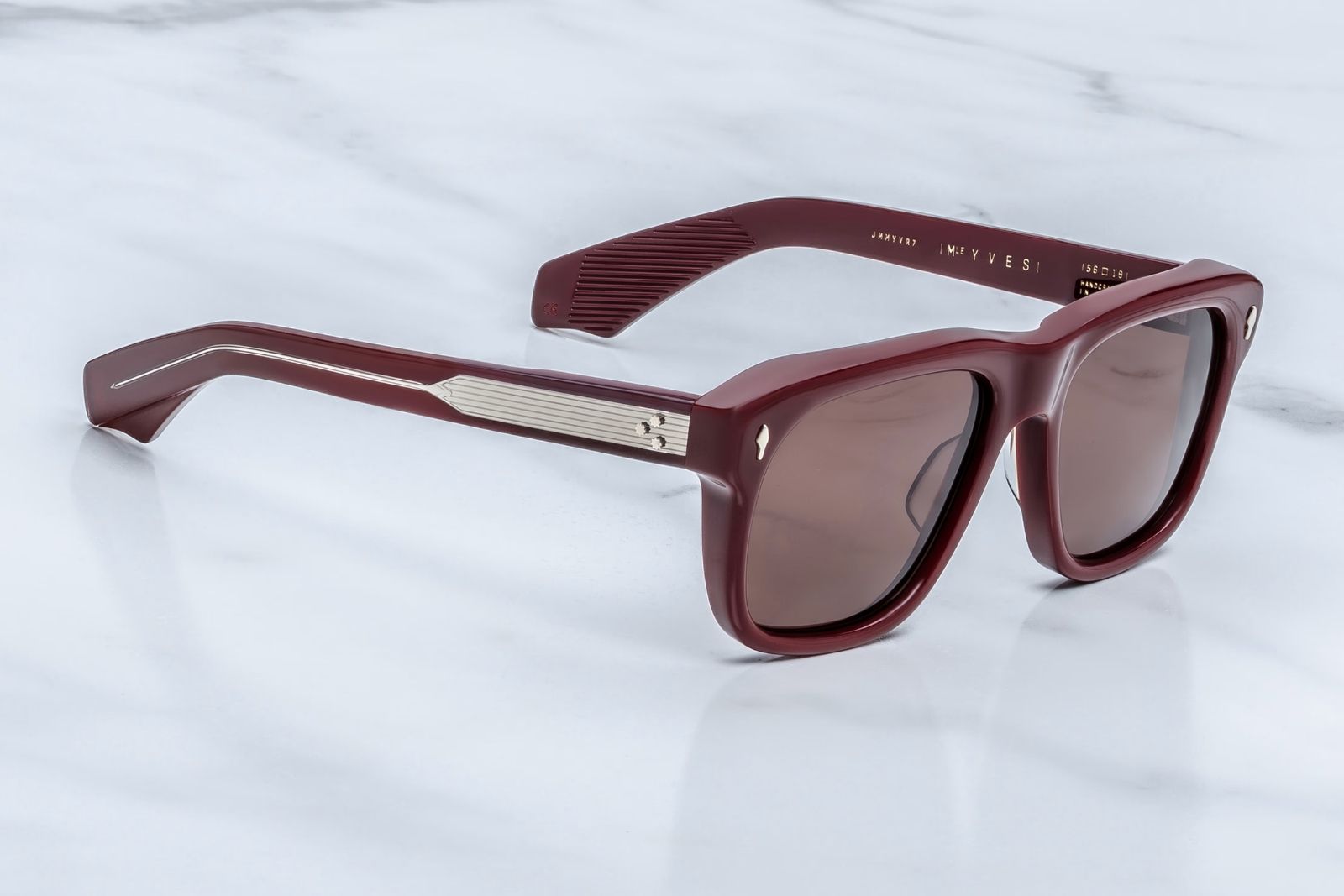 Jacques Marie Mage | Yves in Bordeaux Empire Sunglasses