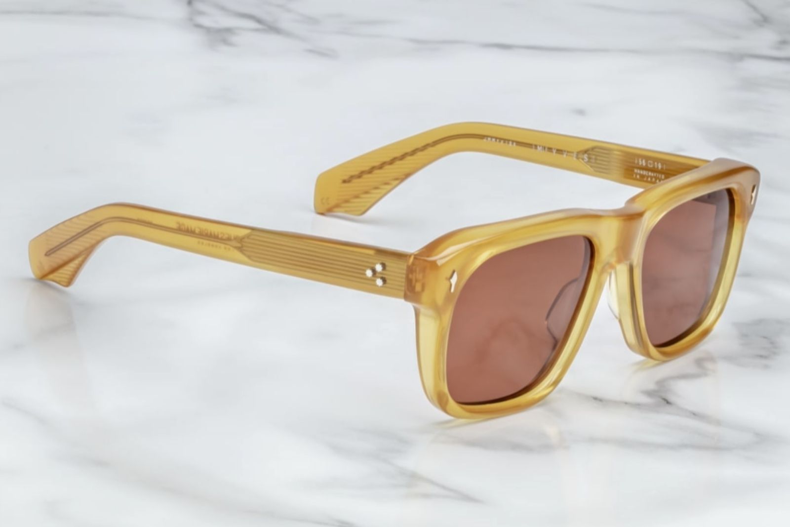 Jacques Marie Mage Yves Sunglasses in Honey