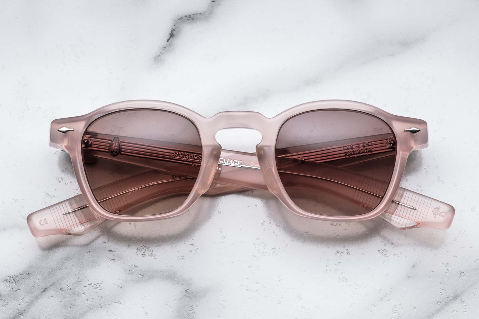 Jacques Marie Mage Zephirin Peach Sunglasses