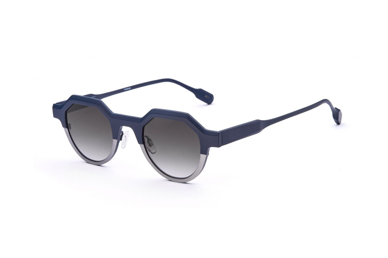 Jean Philippe Joly Mars Titanium - C4 Navy - Silver Sunglasses