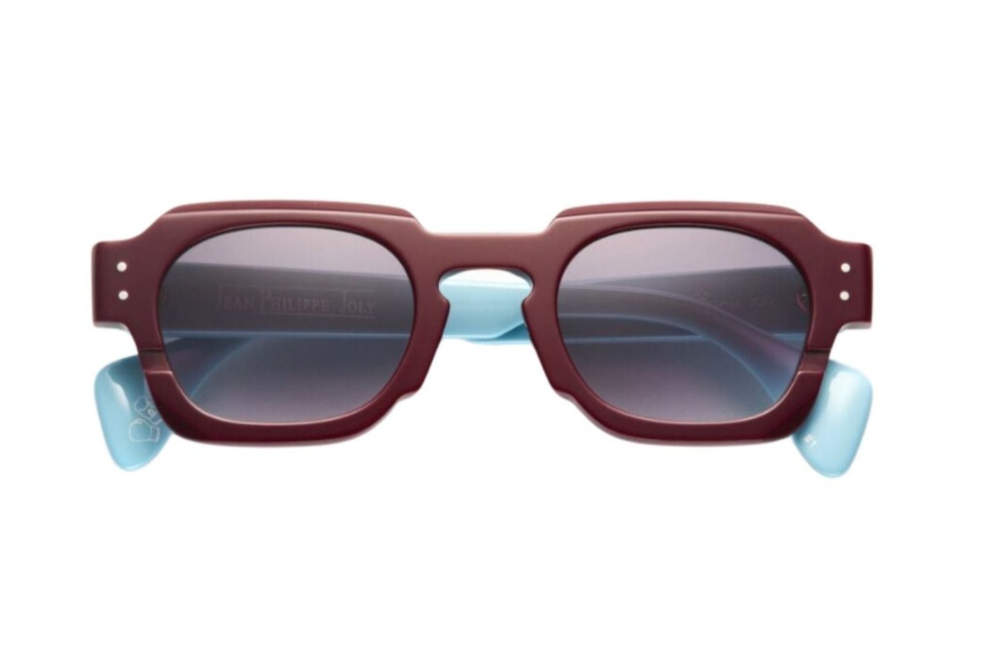 Jean Phillipe Joly Boxeur 159- Bordeux Blue Sky Sunglasses