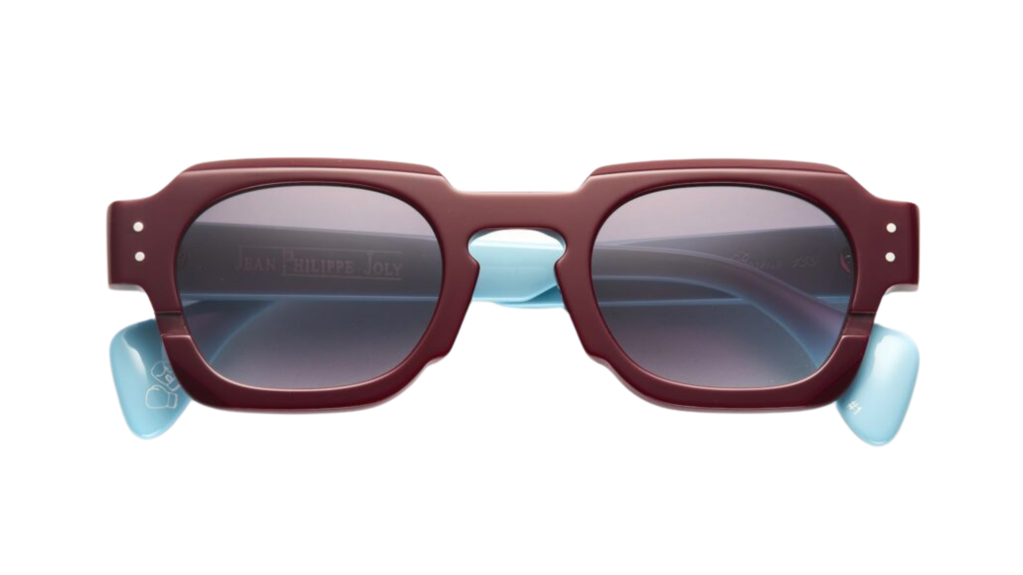 Jean Phillipe Joly Boxeur 159- Bordeux Blue Sky Sunglasses