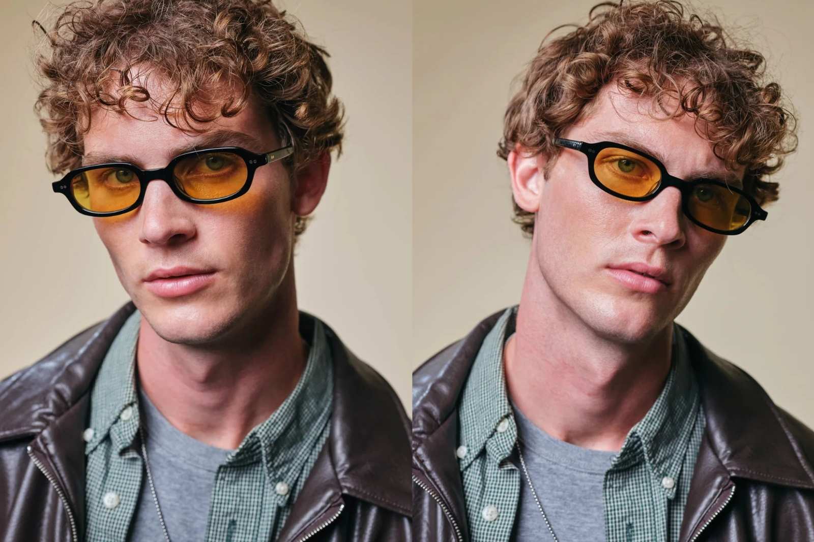 Johann Wolff | Alma Light Sunglasses in Black Burnt Yellow