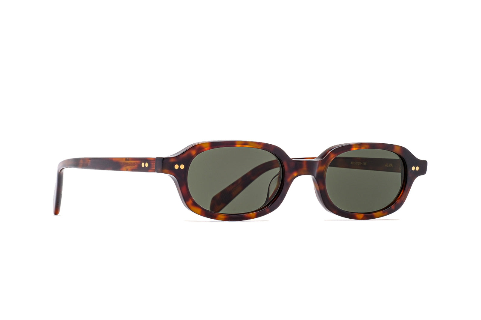 Johann Wolff Alma - Havana | Polarized Green Sungalsses