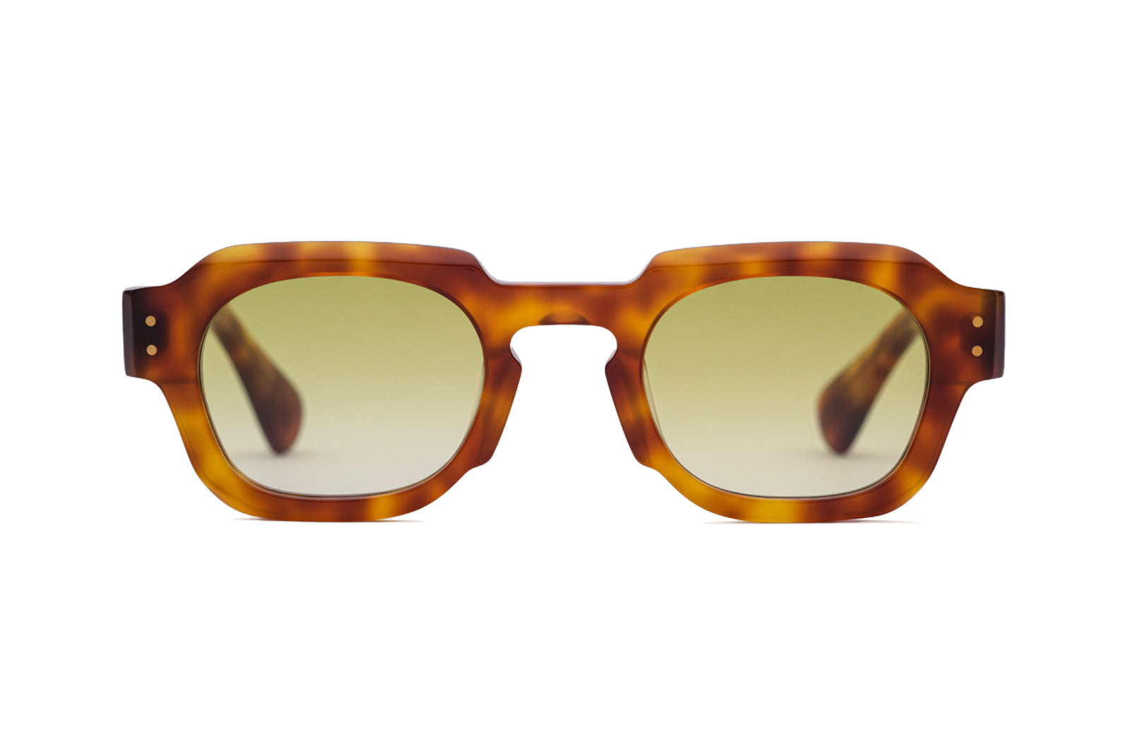 Johann Wolff Bastei Light - Vintage Tortoise Lime Sunglasses