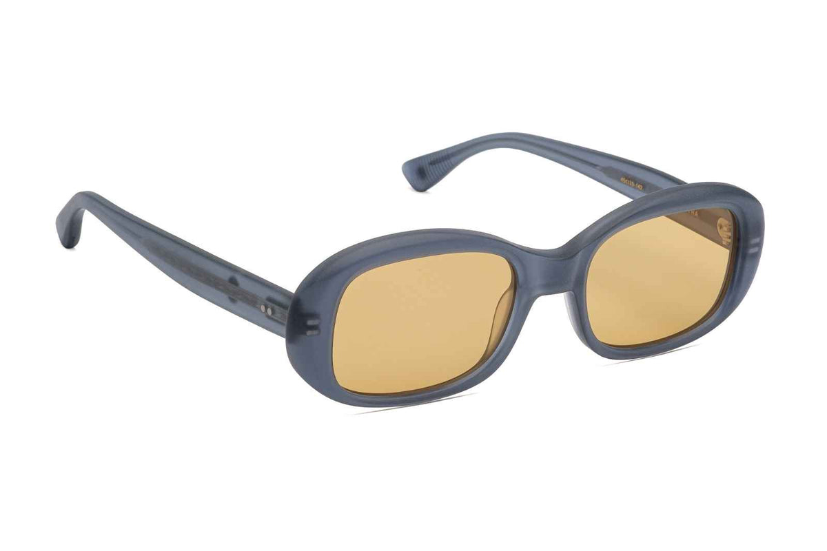 Johann Wolff Bertha Light - Matte Blue Burnt Yellow Sunglasses