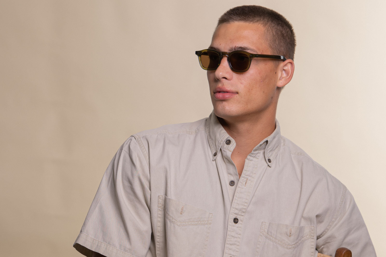 Johann Wolff carousel army sunglasses model