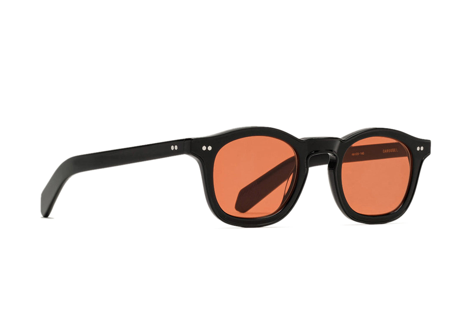 johann wolff carousel black electric orange sunglasses2