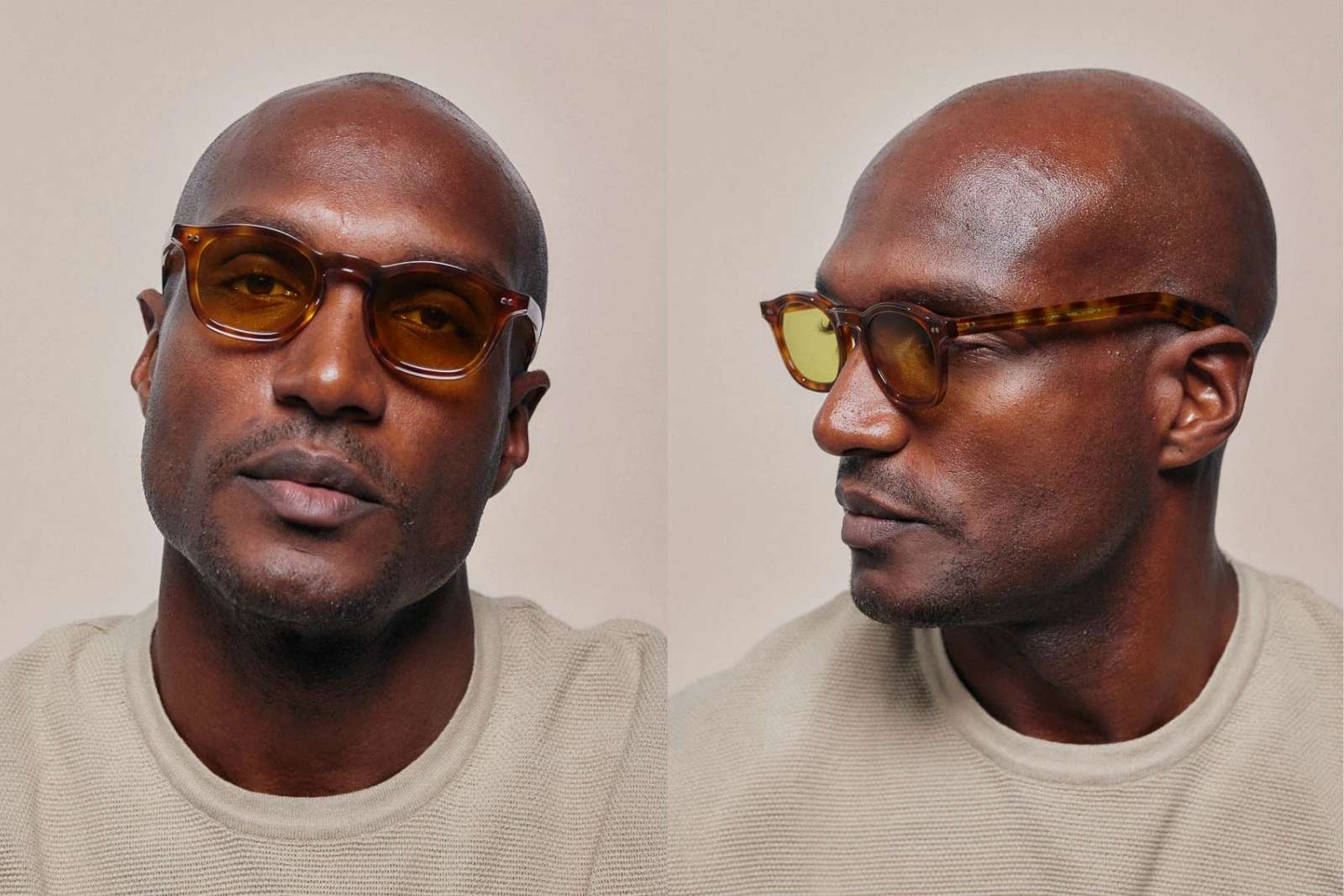 Johann Wolff Carousel Light - Vintage Tortoise Burnt Yellow Sunglasses