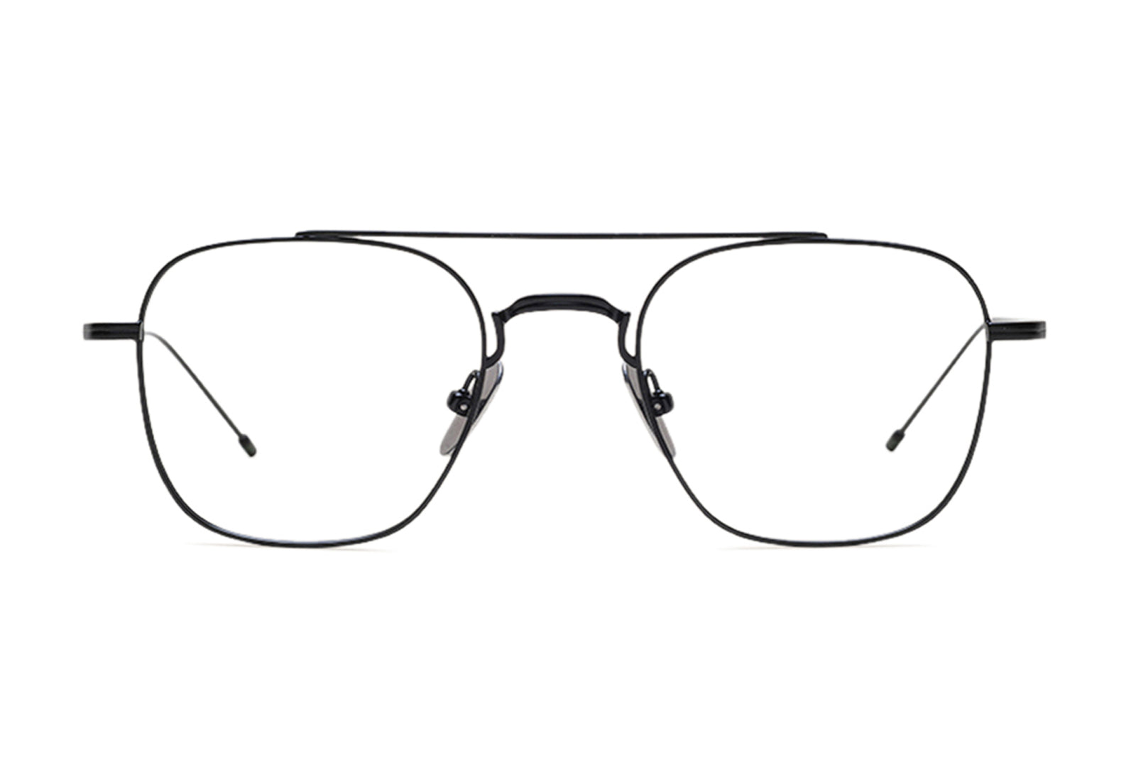 Johann Wolff Flieger Matte Black Eyeglasses1