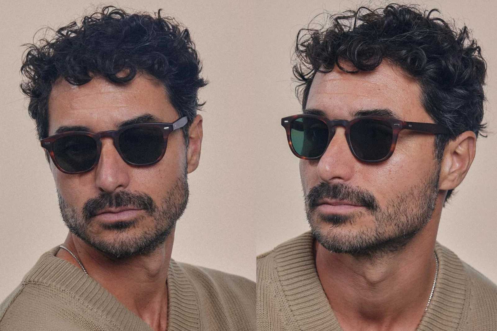 Johann Wolff JSB - Matte Havana Sunglasses on model