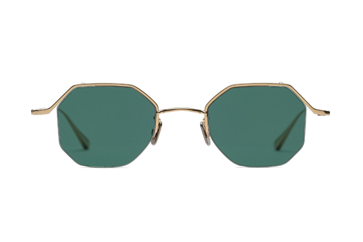 Johann Wolff Kaliber Light - Gold Teal Sunglasses