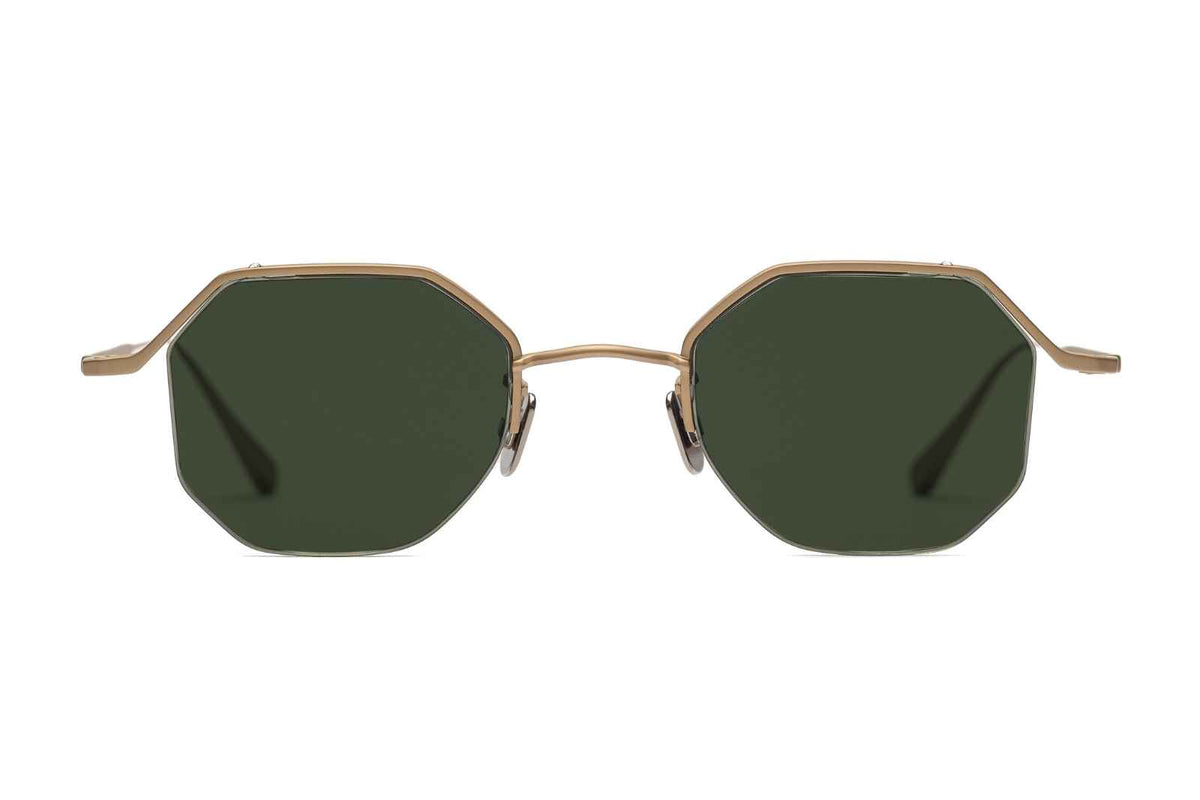 Johann Wolff Kaliber - Matte Gold Sunglasses